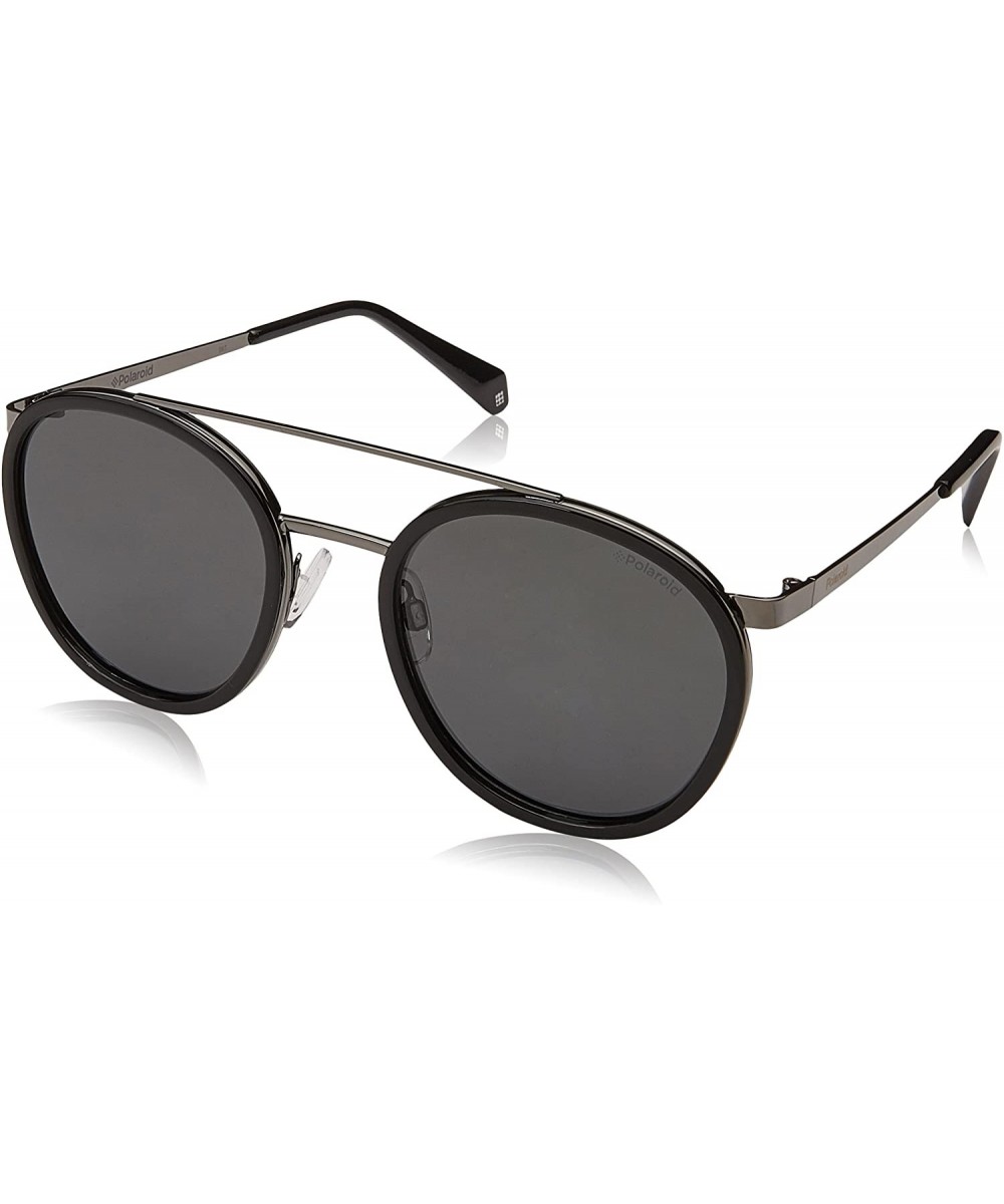 Pld6032/S Oval Sunglasses - Black - C8185WCGRAM $29.82 Round