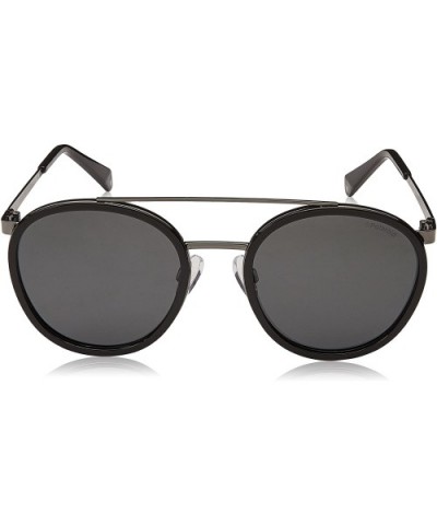 Pld6032/S Oval Sunglasses - Black - C8185WCGRAM $29.82 Round