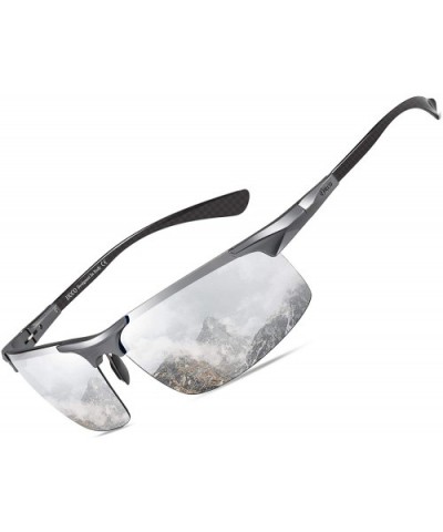 Men's Sports Polarized Driving Carbon Fiber Sunglasses for Men UV400 Protection DC8277 - CZ192M99M8W $32.30 Sport