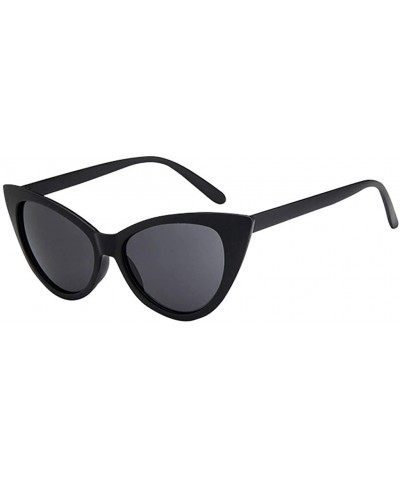 Unisex Fashion Cat Eye Sunglasses Sexy Retro Sunglasses Women Sunglasses - G - CC190G74RIZ $4.93 Goggle