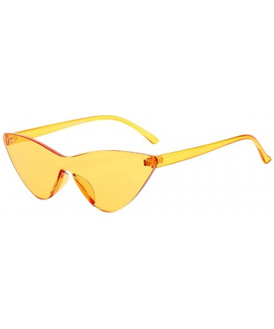 Unisex Vintage Eye Sunglasses Retro Eyewear Fashion Radiation Protection Transparent Round Super Retro Sunglasses - C618OU2OT...