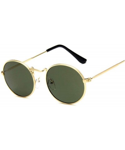 2019 Retro Round Yellow Sunglasses Women Brand Designer Sun Glasses For Women Alloy Mirror Sunglasses Female - CL18W78USHN $7...