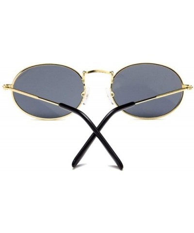 2019 Retro Round Yellow Sunglasses Women Brand Designer Sun Glasses For Women Alloy Mirror Sunglasses Female - CL18W78USHN $7...