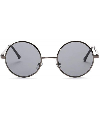 HD Retro Round Flat Sunglasses Women Men Unisex Metal Mirror Sun Glasses For 2 - 8 - CF18YZTLMS7 $5.20 Aviator