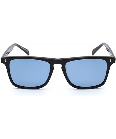 Sunglasses Square Material Polarized Classic - Blue - C218STC0ZU7 $43.40 Square