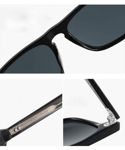 Sunglasses Square Material Polarized Classic - Blue - C218STC0ZU7 $43.40 Square