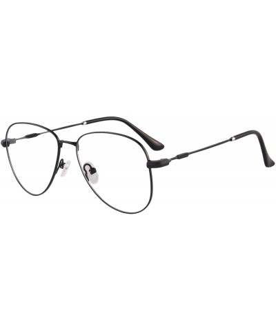Anti Blue Light Hyperopia Glasses with Polarized Clip-on Sunglasses-LH3039 - C1 Black - CG18U9OD8A9 $31.72 Aviator