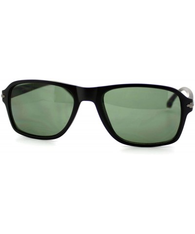 Mens Simple Minimal Narrow Rectangular Thin Plastic Sunglasses - Matte Black - C011YHV4YQB $6.80 Rectangular