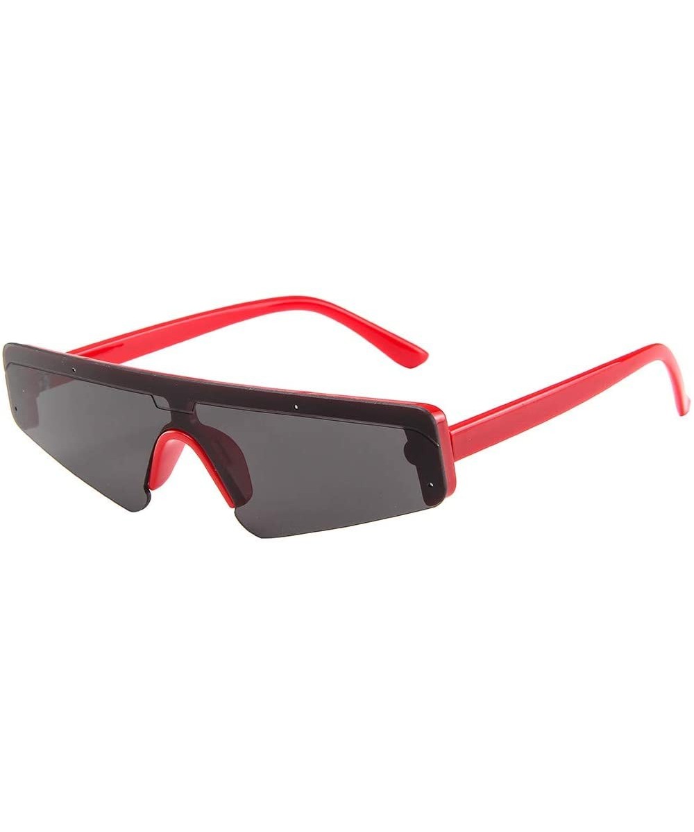 Polarized Sunglasses Protection Fashion - Red - CH19648YCIC $7.64 Square