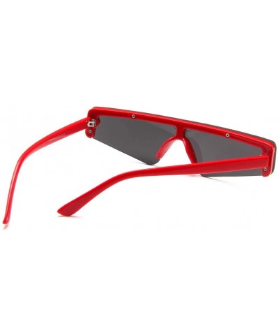 Polarized Sunglasses Protection Fashion - Red - CH19648YCIC $7.64 Square