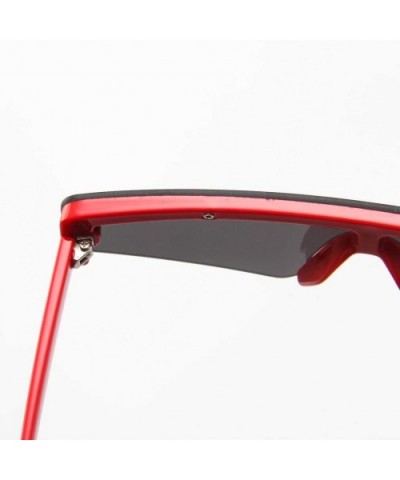 Polarized Sunglasses Protection Fashion - Red - CH19648YCIC $7.64 Square