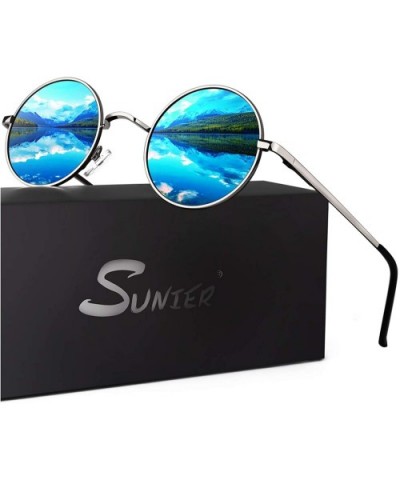 Retro Round Polarized Steampunk Sunglasses Side Shield Goggles Gothic S92-ADVANCED POLARIZED - CJ18N6ROX0G $9.78 Round