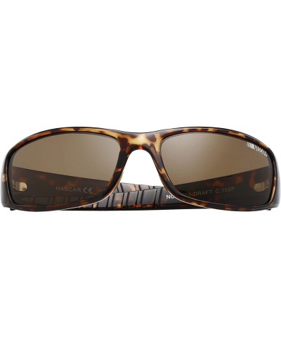 Draft Polorized Wrap Sunglasses - Brown Demi - C517Z2XDOZY $17.16 Wrap