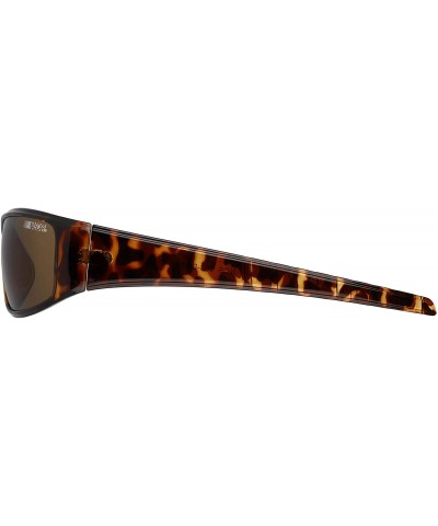 Draft Polorized Wrap Sunglasses - Brown Demi - C517Z2XDOZY $17.16 Wrap