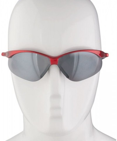 Classic Wrap Sunglasses with UV Protection - Red - CN11FJQD8XX $17.67 Wrap