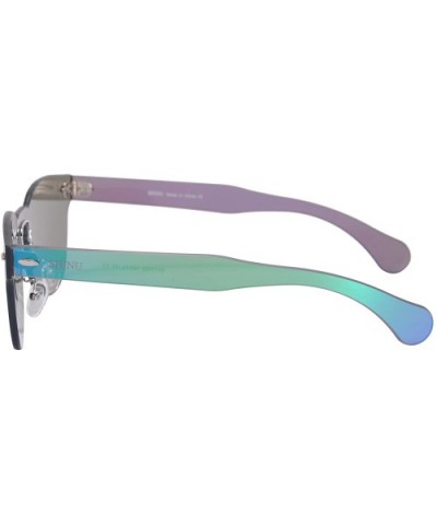 Women's UV400 Sunglasses One-piece Mirror Summer Glasses-S71002 - Green - CI18QI47MXS $5.50 Butterfly