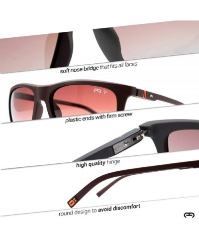 p692 Polarized Classic Style- Flexible & Unbreakable TR-90 Material for Men 100% UV Protection. - CH192TGA508 $19.17 Goggle