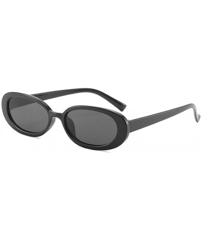 Sunglasses for Women Vintage Round Polarized - Fashion UV Protection Sunglasses for Party - D_black - CR195226MRE $11.20 Round