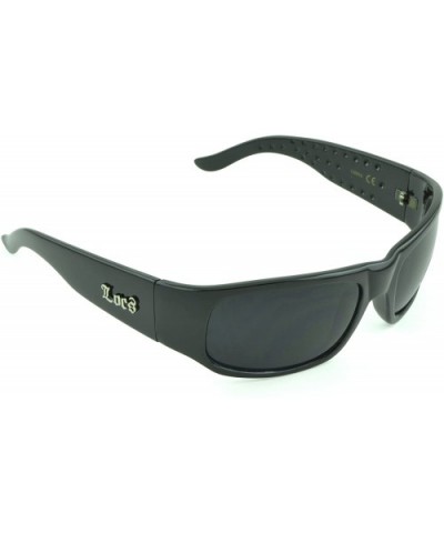 Gangster Sunglass Hardcore Dark Lens Sunglasses Men Women - Black-gloss - CB12D1PG0V5 $5.39 Round