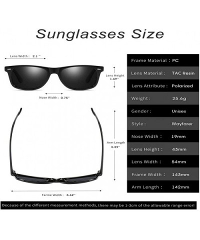 Vintage Polarized Sunglasses for Men Retro Women Square Sun Shades Driving Glasses UV400 Protection with Case - C718RH20W4S $...