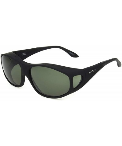 Women's Haven-everest Rectangular Fits Over Sunglasses - Black Frame/Gray Lens - C611418SUT7 $21.38 Sport