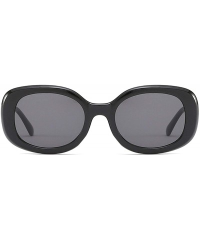 Vintage Sunglasses for Men or Women PC AC UV400 Sunglasses - Black Gray - C518SAS0W2L $13.81 Rimless