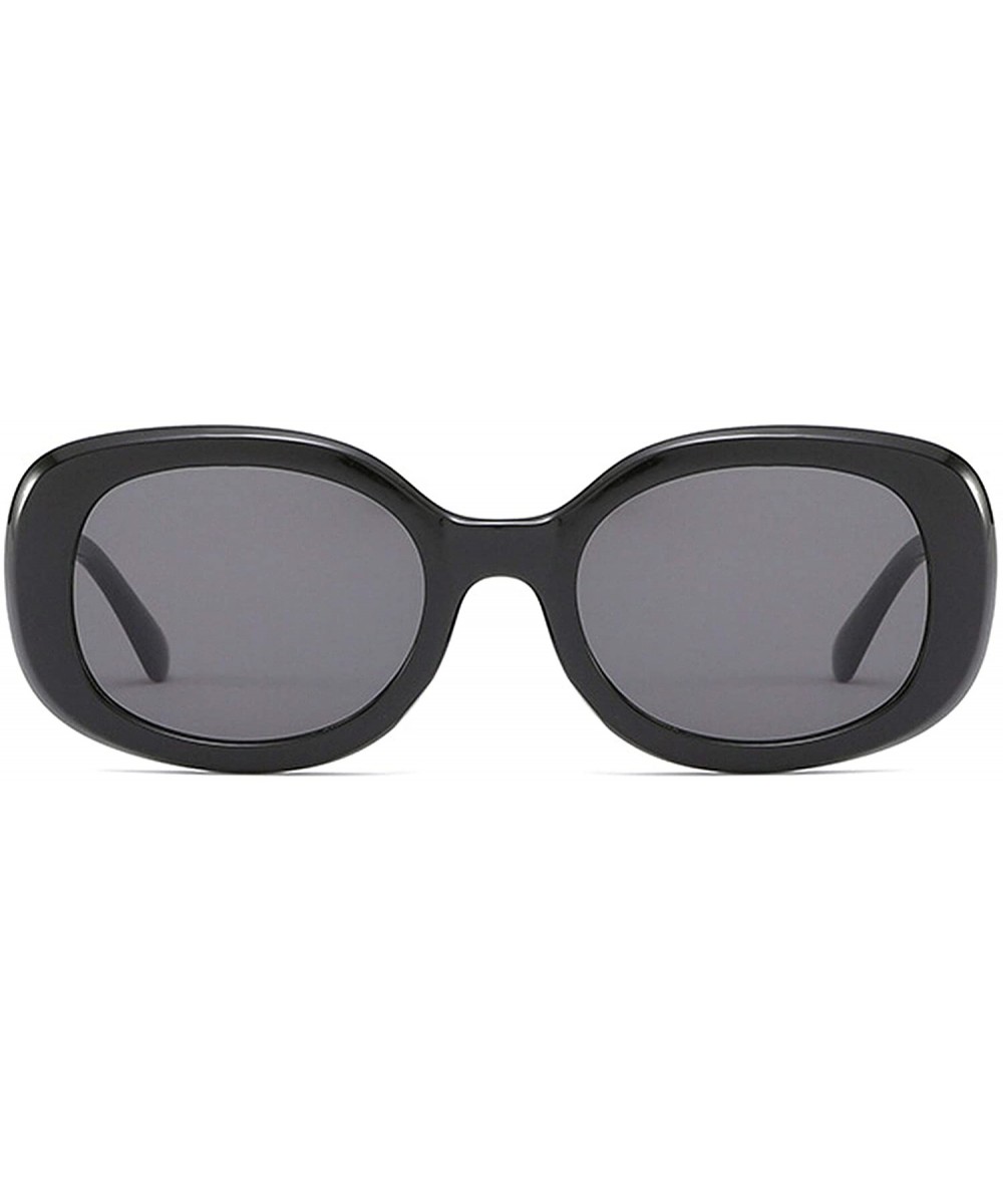 Vintage Sunglasses for Men or Women PC AC UV400 Sunglasses - Black Gray - C518SAS0W2L $13.81 Rimless