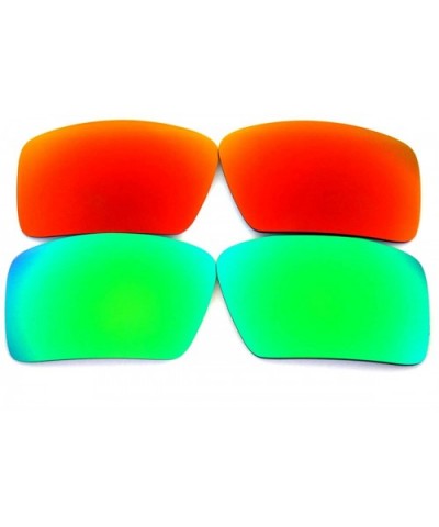 Replacement Lenses for Oakley Eyepatch 1&2 Ash Gray Color Polarized-100% UVAB - Green&red - C4127A90A2L $8.98 Oversized