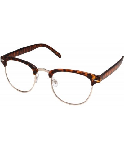Mens Non Prescription Clear Lens Glasses - Tortoise - CF12FNIFNRZ $5.60 Square