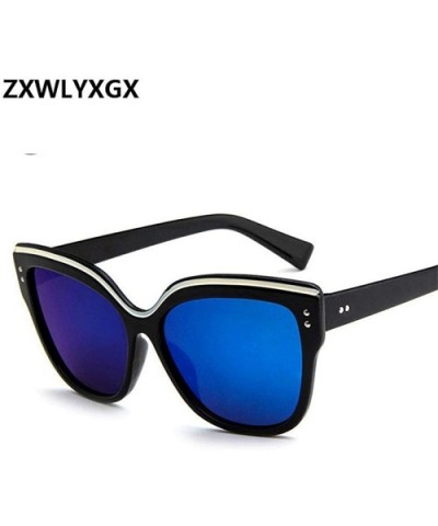 Cat Eye Fashion Sunglasses Men Women Brand Designer Eyebrows Butterfly C10 - C1 - C3193WC0E5E $8.40 Butterfly