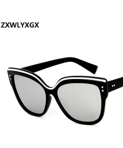 Cat Eye Fashion Sunglasses Men Women Brand Designer Eyebrows Butterfly C10 - C1 - C3193WC0E5E $8.40 Butterfly