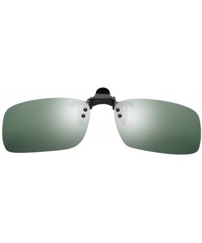 Polarized Clip-on Sunglasses Anti-Glare Driving Glasses Sunglasses Over for Men Women UV Protection - Army Green - C5190748YY...