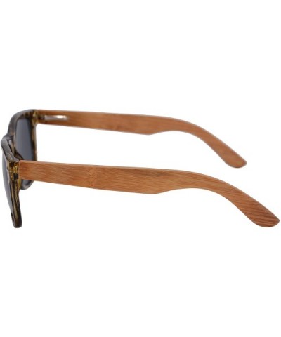 Polarized Bamboo Wood Sunglasses UV400 Protection-TY6016/6026 - Demi&bamboo Nature - CN18I7CI4GU $27.83 Wayfarer