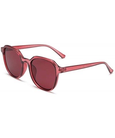 Retro Jelly Color Small Frame Fashion Sunglasses UV400 54mm for Men Women - Orange - CQ18TL9EQSQ $9.10 Wrap