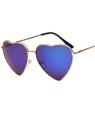 Vintage Heart Sunglasses Goggles for Women Men Retro Sun Glasses UV Protection - Style2 - CE18RRLC77K $4.74 Oval
