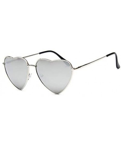 Vintage Heart Sunglasses Goggles for Women Men Retro Sun Glasses UV Protection - Style2 - CE18RRLC77K $4.74 Oval