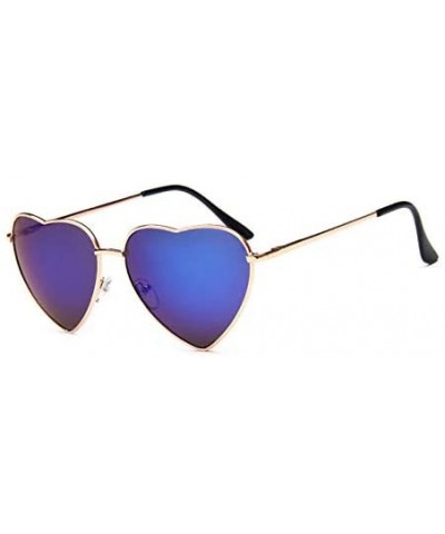 Vintage Heart Sunglasses Goggles for Women Men Retro Sun Glasses UV Protection - Style2 - CE18RRLC77K $4.74 Oval