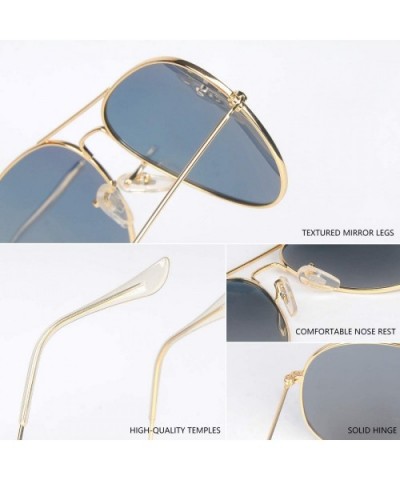Aviator Sunglasses for Women Polarized Sunglasses Mirrored Lens Vintage Women Sunglasses UV Protection - CI18WDT5O3Q $7.07 Av...