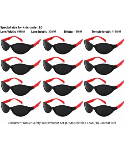 Sunglasses Favors certified Lead Content - Kid-red - CB18EG8LYSL $6.45 Wrap