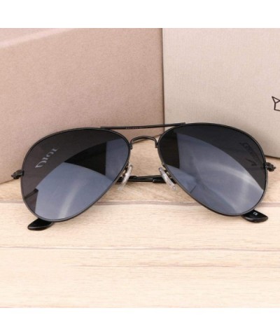 Popular Sunglasses - popular Sunglasses New metal resin sun 3025 wholesale - Silver Frame Double Ash - CQ18AZATLQM $21.82 Goggle