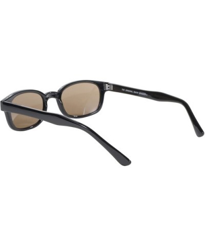 Original KD's Biker Sunglasses (Black Frame/Dark Brown Lens) - Black Frame/Dark Brown Lens - CD112W482IB $8.10 Goggle