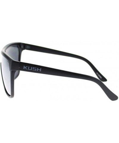 Kush Futuristic Shield Oversized Gangster Reflective Color Mirror Sunglasses - Gray - C411YW7JW8P $6.01 Oversized