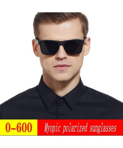 Polarized Sunglasses Optical Ultralight Nearsighted - Matte Black - CE18YG0LNXX $20.22 Square