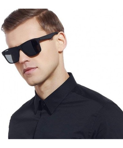 Polarized Sunglasses Optical Ultralight Nearsighted - Matte Black - CE18YG0LNXX $20.22 Square