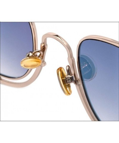 Classic fashion retro aviator sunglasses - ladies new UV protection small box sunglasses - D - C418SM95QAI $33.33 Aviator
