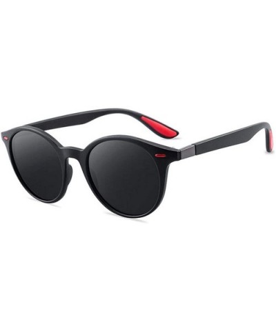 Outdoor Polarized Men Sunglasses Luxury Round Rivet Women Sun Glasses Mens Driving Sunglass Womens - Black Red - CB197A200NG ...