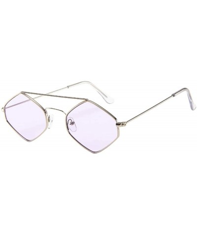 Women Men Vintage Retro Unisex Rhombus Frame Sunglasses Eyewear - 1196e - CV18RS6KA4G $7.17 Wrap