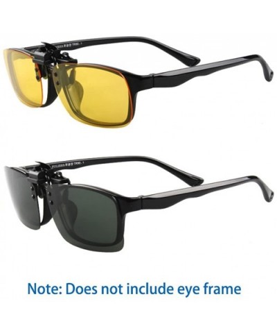 Sunglasses Vision Glasses Polarized Driving - Yellow+green - CH1885O9Y7R $7.74 Rimless