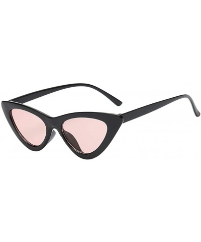 Unisex Vintage Eye Sunglasses Retro Eyewear Fashion Radiation Protection - Multicolor D - CN190OGA2K5 $4.47 Rectangular