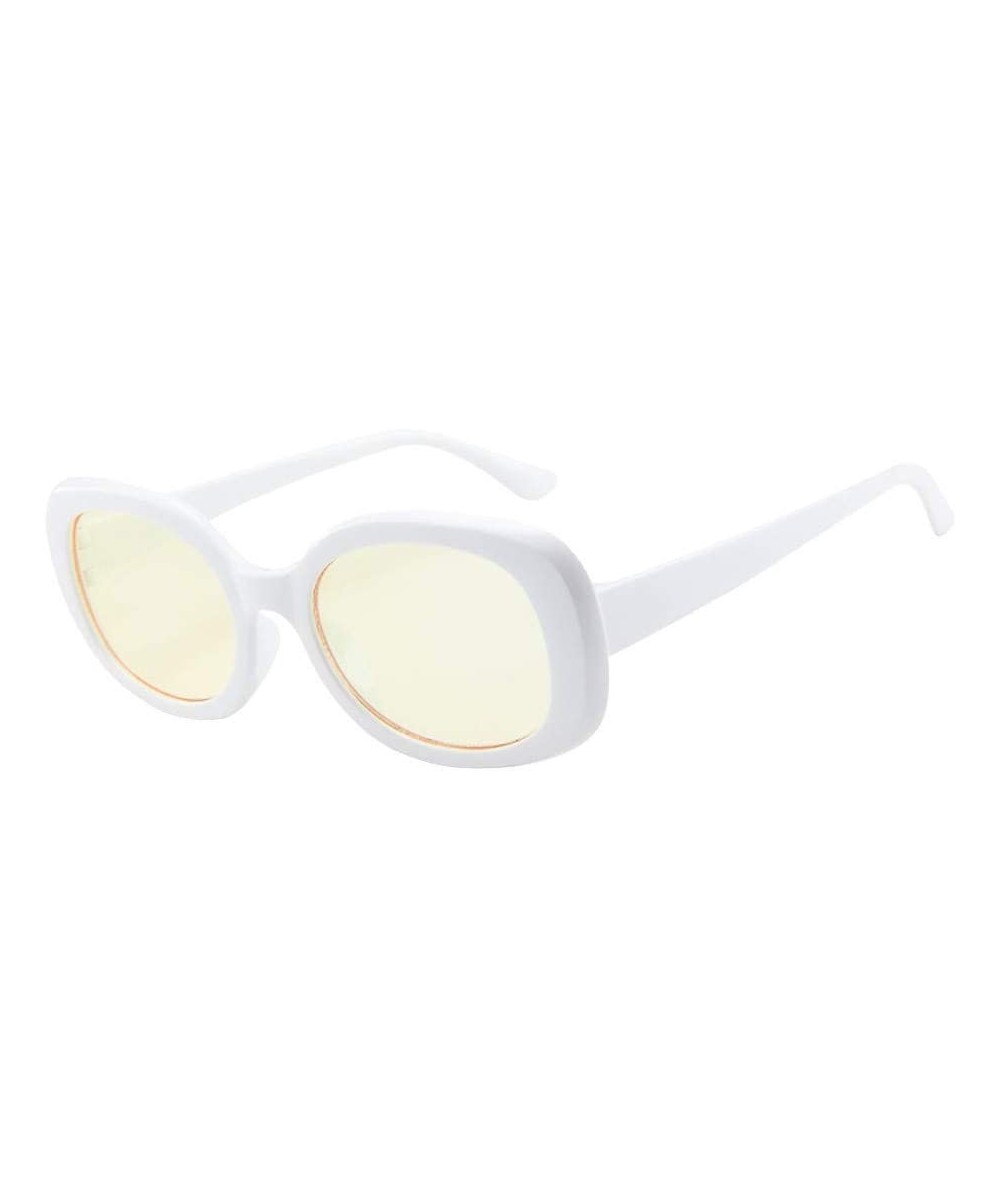 Sunglasses for Women Retro Fashion Sunglasses UV Protection Square Gradient Sun Glasses - A - CY190NCRT3O $3.62 Square